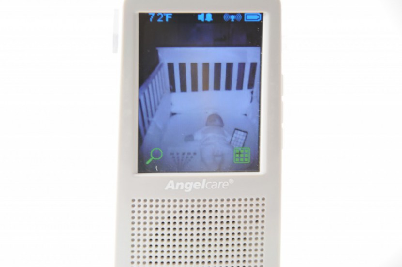 angelcare ac1100 video, movement, and sound - night time video display uses infrared led to light baby. quality...