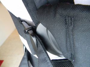 babybjorn miracle - this is where the buckle for the front panel and the buckle from the...
