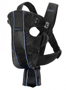 Black mesh hotsell baby bjorn