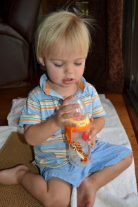 nuk active cup with silicone spout - nuk active cap was easy enough for toddlers to put on by themselves