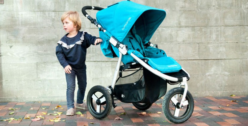 bumbleride indie - the storage basket is large and easy to access