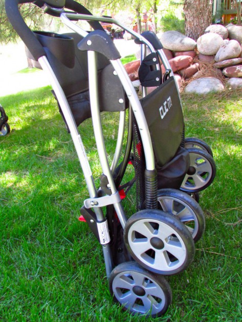 safety 1st clic it! - the clic-it is quite compact when folded, and self-stands as a bonus