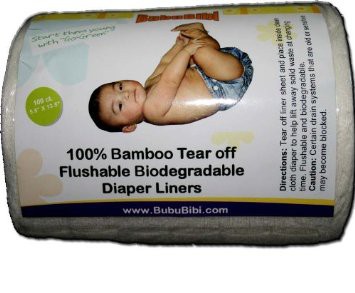 BubuBibi Bamboo Diaper Liner Review (Bamboo Biodegradable/ Flushable Liners)