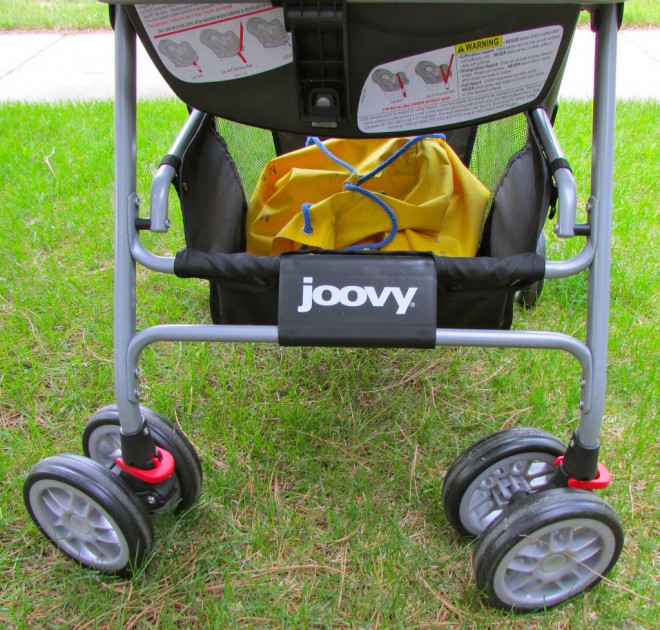joovy roo - the only access to the roo's storage when a seat is attached is...