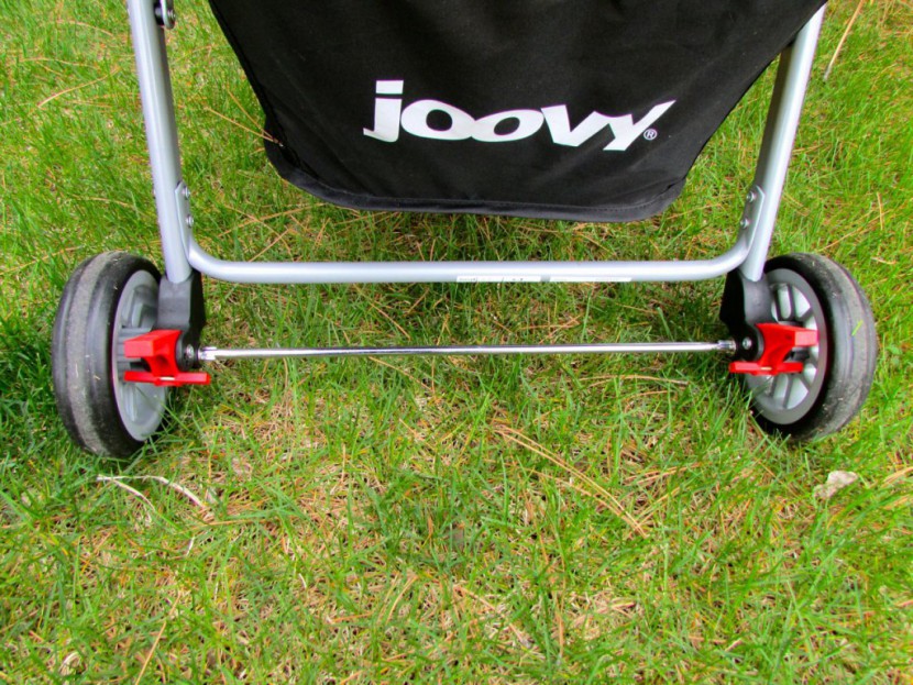 joovy roo - the roo's brakes are basic and simple to use
