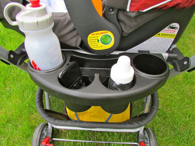 joovy roo - the joovy's large parent tray will carry quite a bit