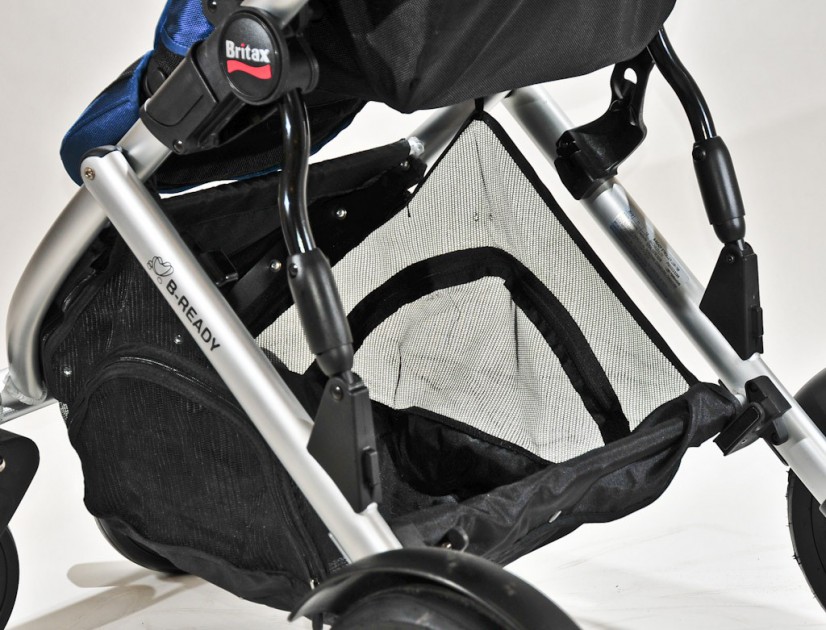 britax b-ready - the storage basket is very large and easy-to-access with seat in...