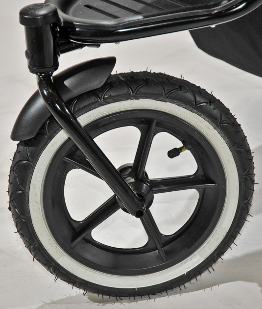 phil and teds navigator buggy - 11.5&quot; pneumatic tires provide suspension, but uneven terrain can be...