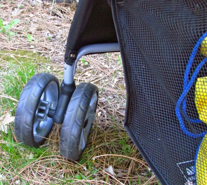 baby trend snap-n-go original - we found that the front wheels often struggled over door thresholds