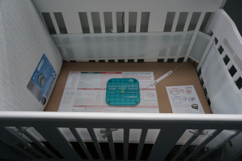 movement monitor - sensor pad installed. note that the sensor pad must be placed on a...