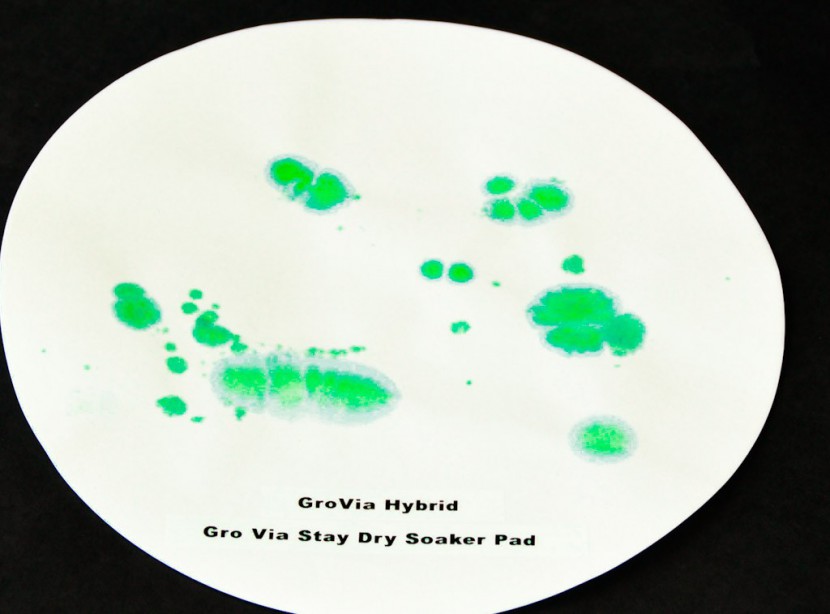 grovia stay dry soaker pad did well in our absorbency test with a...