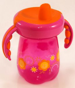 gerber graduates sip & smile - the sip and smile has a stiffer hard spout with what looks to be a...