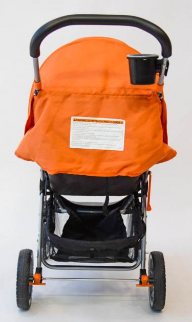 contours lite - the parent cup holder on the inside of the contours frame prevents...