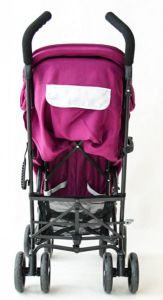 inglesina trip - the back pocket on the trip has a hook and loop closure