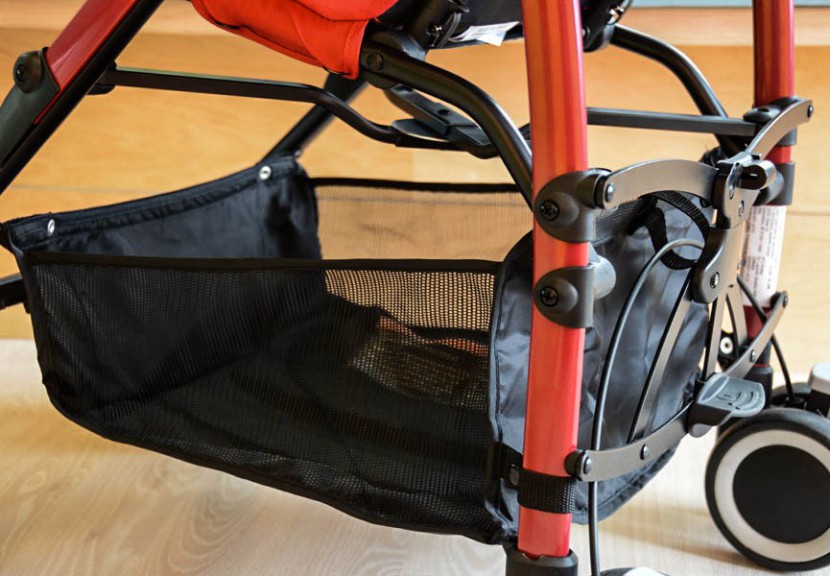inglesina trip - the storage bin on the kaia is easier to access from the front and...