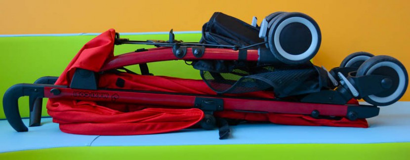 maxi-cosi kaia - the maxi cosi has a unique fold which helped decrease its overall...