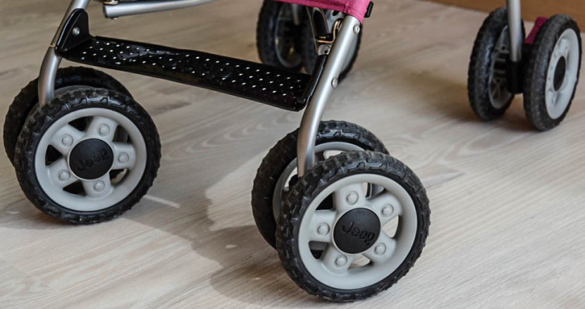 jeep wrangler all-weather - the jeep is harder to maneuver than many of the others