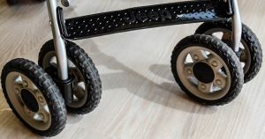 jeep wrangler all-weather - tread on wheels of the jeep make for a hand vibrating stroll