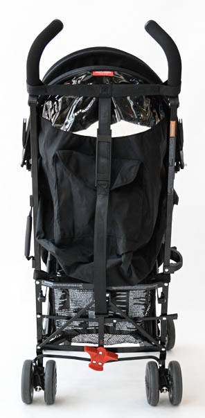 maclaren quest sport - seat back accessory pocket, and under seat storage bin on the quest...