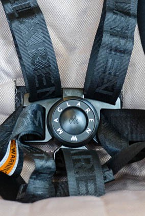 maclaren quest sport - this 5-point harness on the quest sport is not padded