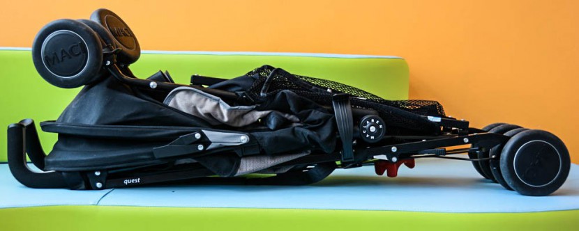 maclaren quest sport - the maclaren quest sport in the folded position