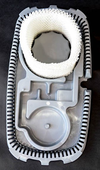 the honeywell 350's air intake vents surround the entire unit and...