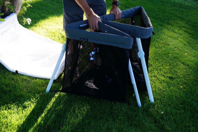 travel crib - being able to quickly and efficiently set up your crib/play yard...