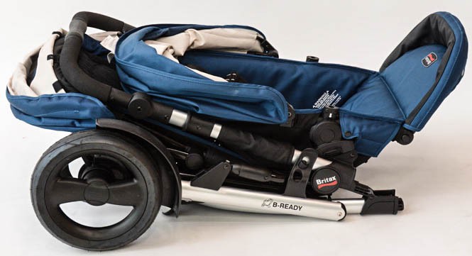britax b-ready double frame - the adjustable leg rest makes this stroller longer than some of the...