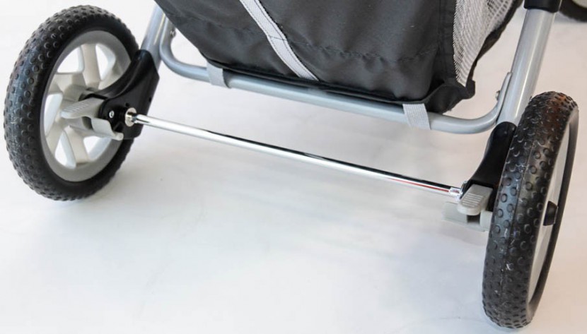 graco duo glider - pedal activated brakes with single connector bar