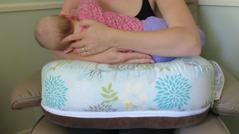 best nursing pillow - feeding on the pillow side up of the two-sided boppy nursing pillow...