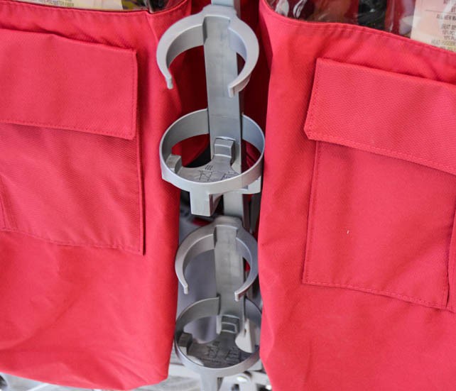 maclaren twin techno - double bottle holders seem nice, but most of the bottles we tried...