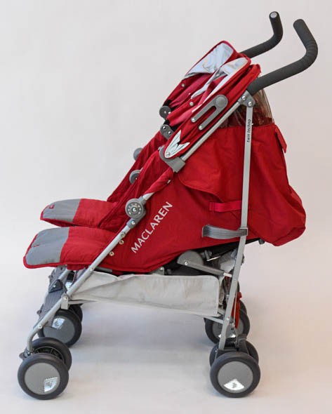 maclaren twin techno - under seat storage is inaccessible with seats reclined