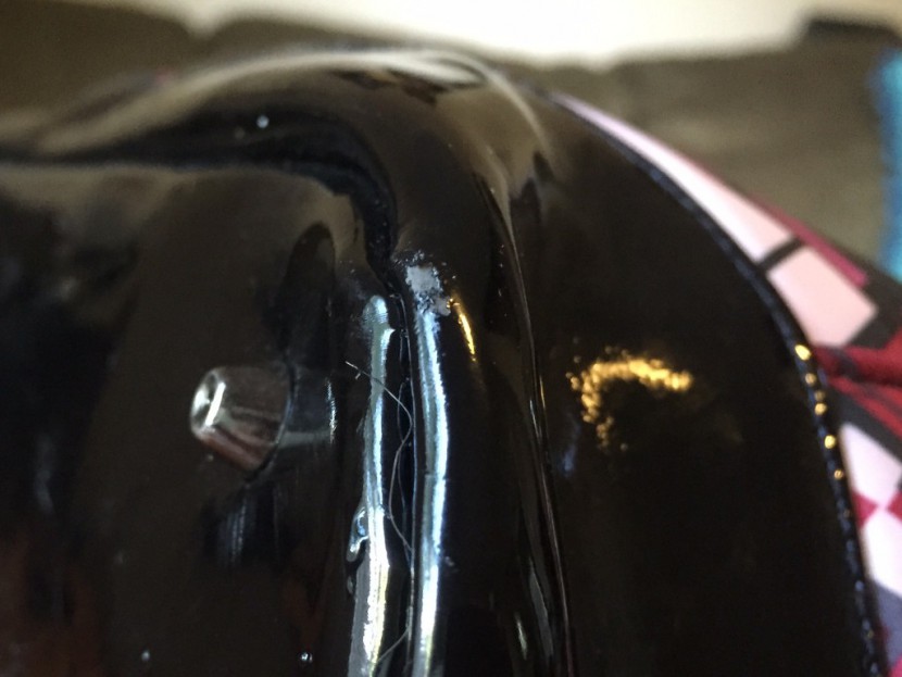 we were bummed by how quickly the pleather base on the oioi wore away.