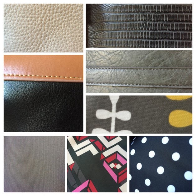 here you can see a comparison of the synthetic outer materials of...