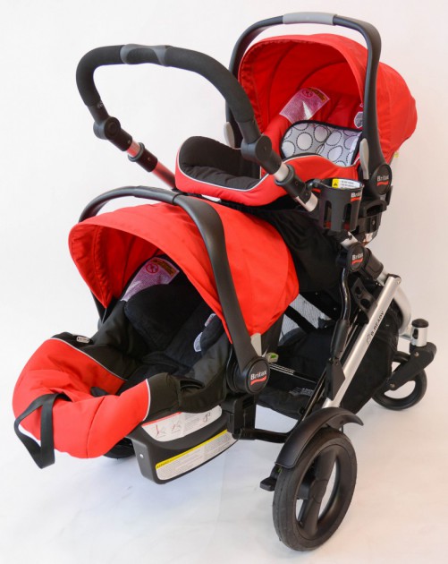britax b-ready double frame - this shows just one of the many variations of possible seat...