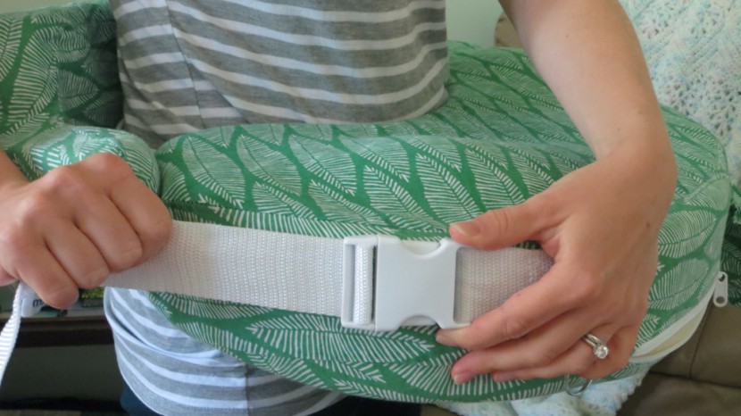 my brest friend original - securing the my brest nest pillow is a two handed job and therefore...