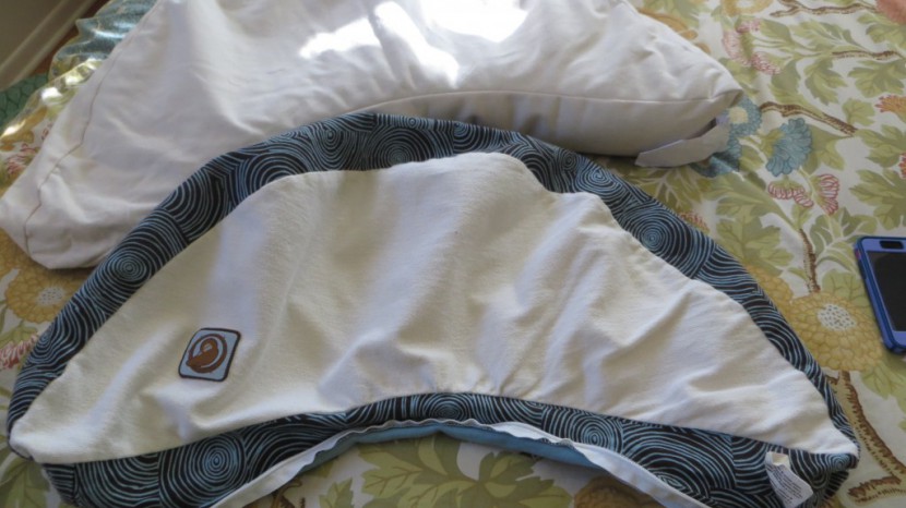 nursing pillow - the nesting pillow features an organic cover as well as pillow...