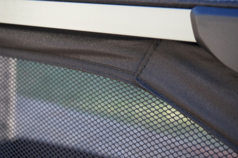 travel crib - high-quality stitching and attention to detail design, like that...