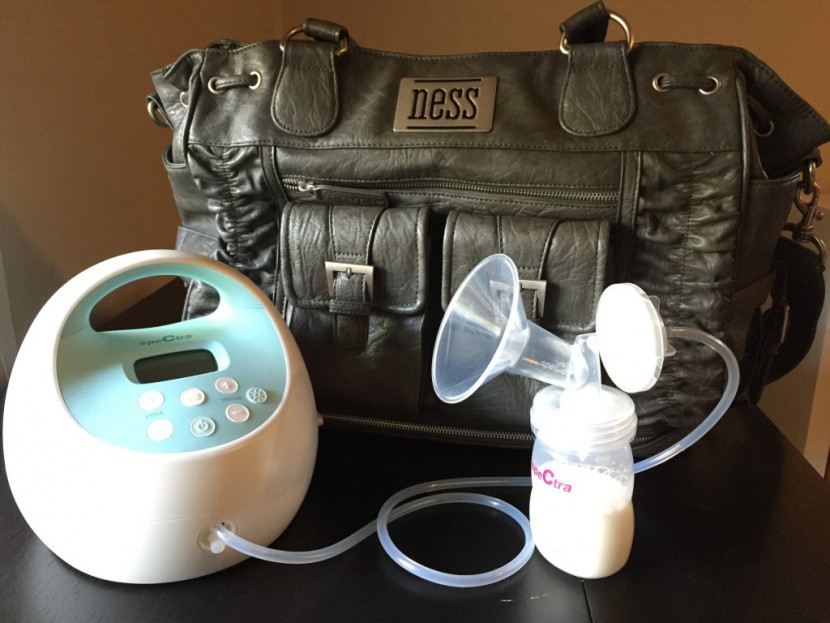 ness mamie - here you can see the spectra s1 hospital grade pump with the bag...