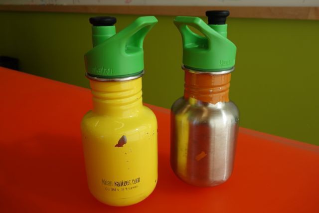 klean kanteen kid sports bottle - unfortunately, even when solely hand washed, the paint on klean...