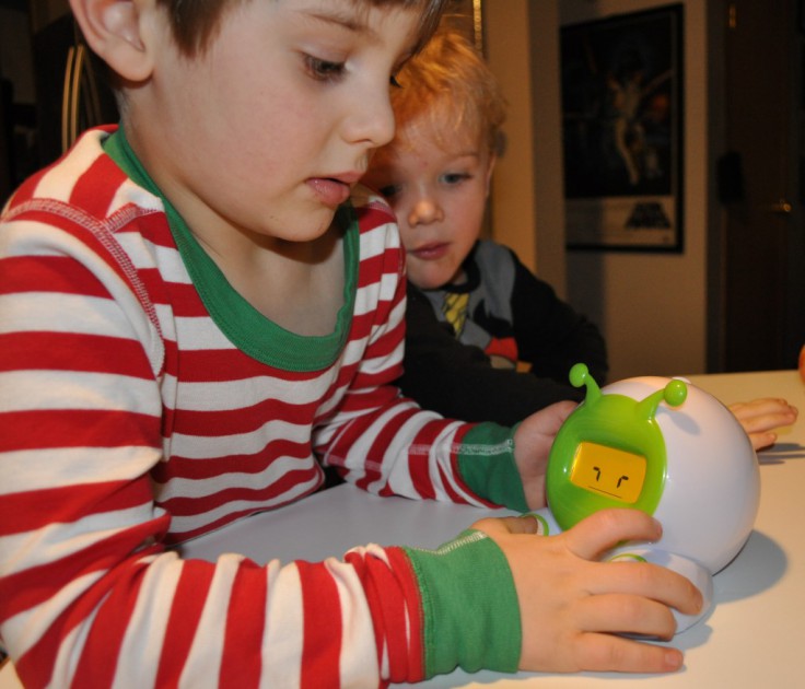 toddler clock - children were attracted to the fun shape and silly face of the ok to...