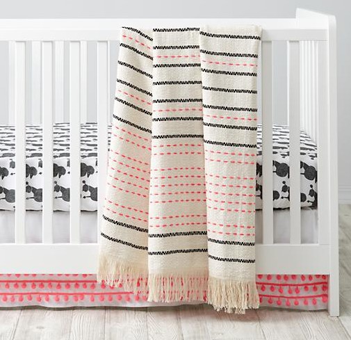 specialty crib and bedding from land of nod