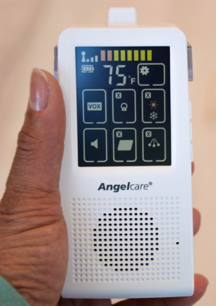 angelcare ac701 - the user interface on the ac701 a tactile press screen, not a touch...