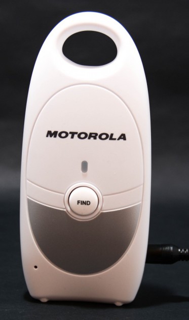 the baby devices has a find pager located on the front