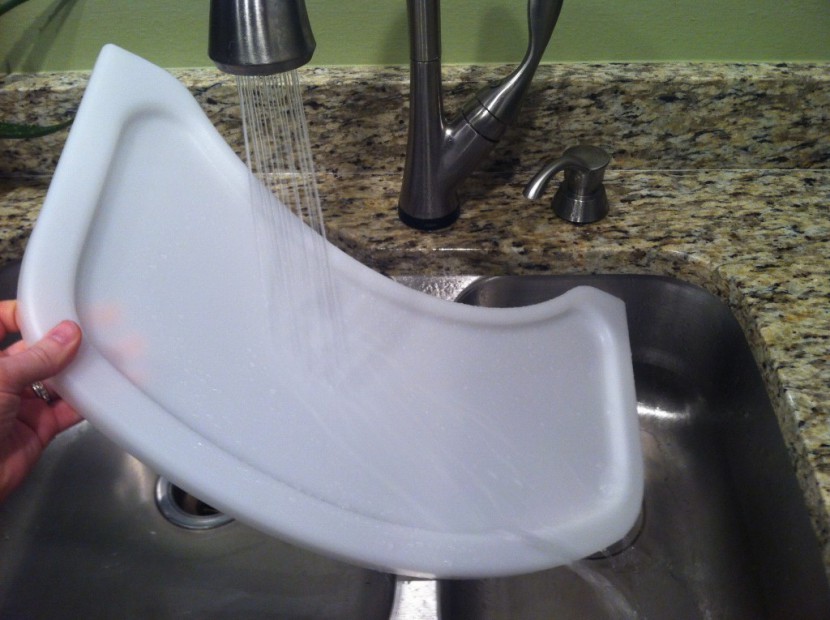 high chair - many snack trays, like the one from the keekaroo shown here, are...