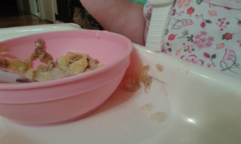 fisher-price rainforest healthy care - the fisher price chair offered a nice deep tray to prevent spills...