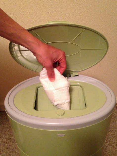 dekor plus - the trap door on the diaper dekor plus works best when diapers are...