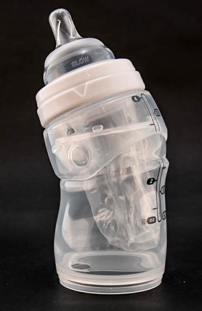 playtex nurser - while the angle of the playtex nurser makes it potentially easier...