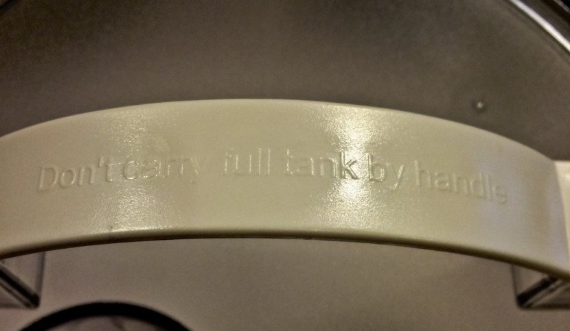 crane adorable - the handle on the crane adorable humidifier is embossed with the...