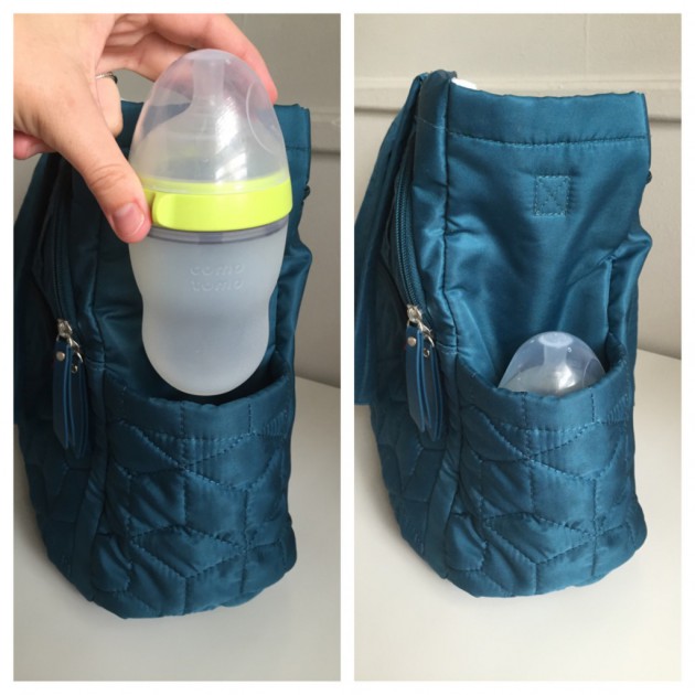 skip hop forma - both the insulated bag and the outside pockets easily accommodated...